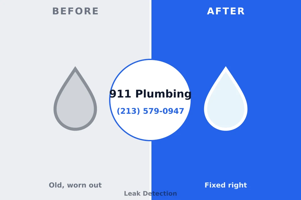 Before and after: plumbing repair Port Aransas, TX